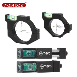 Tillbehör Teagle Tevo Metal Bubble Level Set för 25,4 mm/30mm Tube Rifle Scope Mount Holder Tactical Optics Sight Ring Spirit Level