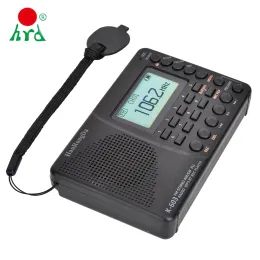 Rádio Hanrongda HRD603 Rádio portátil Pocket Pocket AM/FM/SW/BT/TF Rádios de bolso USB MP3 Digital Support TF Card Bluetooth Speaker