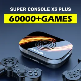 Консоли ретро -видеоигры -консоли Super Console X3 Plus с классическими играми 60000+ для PSP/PS1/DC/N64/Arcade 4K/8K HD TV9 Box Player