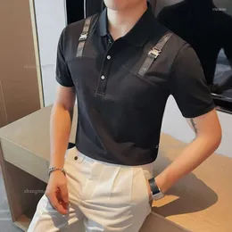 Polo De Verano De Fit De Mens Slim Camisetas Informales De