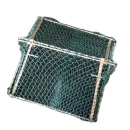 Accessories Aluminum Clad Steel Crab Net Trap 35x 35 cm Fishing Net Outdoor Net