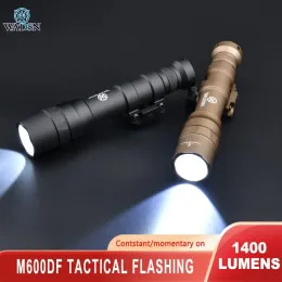 Scopes AirSoft WADSN M600 M600DF 1400LUMENS戦術的武器懐中電灯LEDデュアル燃料狩猟ライフルスカウトライトフィット20mmピカティニーレール