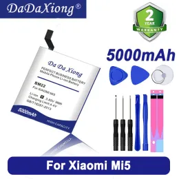 Glassnijder Original Dadaxiong 5000mah Bm22 for Xiaomi Mi5 M5 Mi 5 Cell Phone Battery Gift Tools+stickers