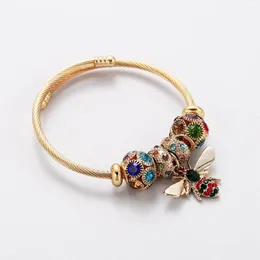 Очаровательные браслеты выпускают красочный браслет из бусинки для женщин подвесной подвесной подвесной