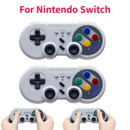 Nintendo Switch 무선 게임 패드 게임 콘솔 컨트롤러 조이스틱 제조 자이로 스코프 및 PC Windows 용 듀얼 모터 용 게임 패드 12pc