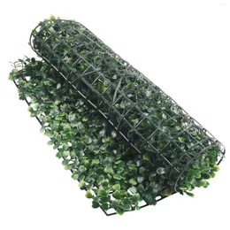 Flores decorativas 1pcs simulados flocking bloqueio de bloqueio de balanço de grama de grama artificial imitação de planta verde decoração de ornamentos