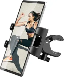 Cell Phone Mounts Holders Mount Bracket Gym Treadmill Bike Handlebar Clip Stand Sports Adjustable tablet Holder Universal 4-13 inch for iPad Iphone Y240423