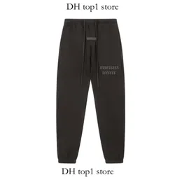 Essentialspants designer Sweatpants Mens Women Pants Byxor Loose Jet Black Tolongated Drawstrings Elastic Ankle Hem Side Seam Pockets Sweatpant Essencial 301