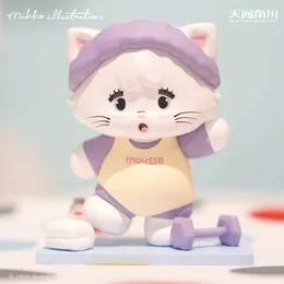 BLOX BOX MIKKO HEALING LIFE HANDBOOK Series Blind Box Toys Kawaii anime Figure Dolls Cat Surprise Box Desktop Ornament Girls Gift Y240422