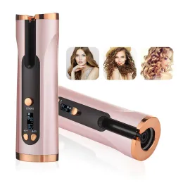 Eisenhaar -Curler Wireless Automatisch Curling Iron Electric Iron Set Einstellbare Temperaturmodellierungswerkzeug Rotation Wellenmodestil