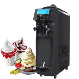 Yapımcılar Yumuşak Dondurma Makinesi Ticari Dondurma Yapımı Makinesi Yaz Snack Shop Cafe Masaüstü Dondurma Makinesi