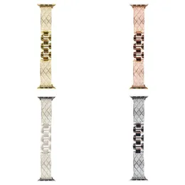 Armband Diamond Shiny Metal Strap For Apple Watch Bands 45mm 44mm 49mm 40mm 42mm 41mm 38mm Watchband IWatch Ultra 9 7 8 5 3 Series Bling Wristbands Band