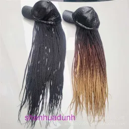 Fabrika Outlet Fashion Wig Saç Online Mağazası Üç Strand Örgülü Beyzbol Şapkası Deri Şapka Kirli Entegre Kişiselleştirilmiş Kişiselleştirilmiş Kapak Beyzbol Yarasası