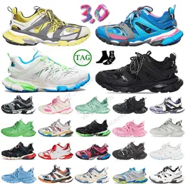 Sapatos de grife rastrear corredores 3.0 Mulheres mensagens Paris Runner Multicolor Transmit Sense Sense Triple Black White Bordundy Sneakers Shoe Shoe Broadable Tamanho EUR36-45