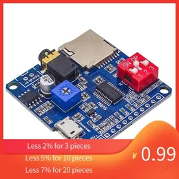 لوحة تشغيل الصوت MP3 Music Player 5W MP3 Playback Control SD/TF CARD FOR ARDUINO DY-SV5W