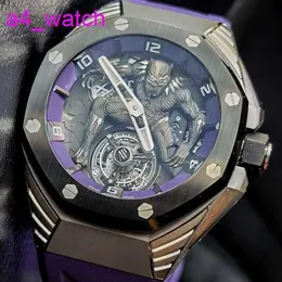 Relógio de pulso AP moderno 26620 IO em 2021 OO D077CA.01 Abbe Royal Oak Concept Titanium Metal Cerâmica Manual Mecânica Mecânica Relógio 26620IO.OO.D077CA.01