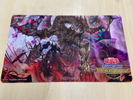 Odpoczywa Yugioh Grandguignol finał smoczyka Playmat Blazing Cartesia, cnotliwy TCG CCG Trading Card Game Mat Guma Myszka