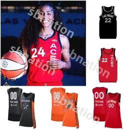 22 A'ja Wilson Las 여자 농구 Vegas Aces 2024 탐험가 반란 저지 0 Jackie Young 10 Kelsey Plum 12 Chel Sea Grey 7 Alysha Clark 3 Candace Parker 남자 청소년 아이들