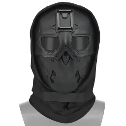 Safety Tactical Wild Mask Hutning Full Face Outdoor Protective Airsoft Mask Halloween Camouflage Mask Fan Lätt Mask Hjälm