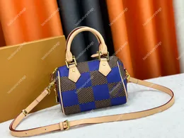 Spedy 18 Designer Men Crossbody Bag حقيبة يد عالية الجودة Damier Pop Chevas Cheverboard