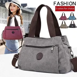 Borse per sacchetti per tela da donna borse a spalle borse a tracolla borse a tracota borse da lavoro di grande capacità per donne 240420