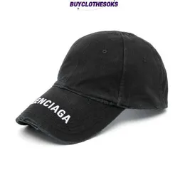 Nya modesportbaseballmössor Hip Hop Face Strapback Golf Caps Blnciaga 23FW9 Men's Logo Old Baseball Hat 7451324