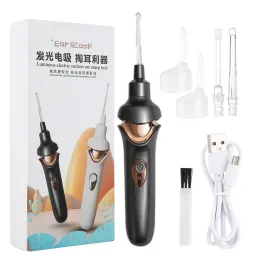 Trimmers Electric Luminous Visual Ear Electric Vacuum Ear Cleaner Ear Remover Cordless Ear Wax Removal Tool Ear Pick Inhale Ear Cleaning
