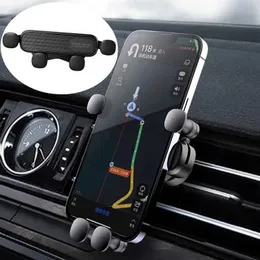 Handy montiert Halter Gravity Car Phone Halter Air Entlüftungsclip Mount Mobile Handy Stand im Auto GPS Support für iPhone 13 12 Pro Samsung Y240423