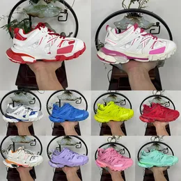 Top Sneaker Sneaker Casual Sapatos Og Trilha 3.0 Mulheres Menas Triple S Moda Big Branca branca preta vermelha rosa amarelo espumado de borracha de borracha Spring Tamanho 36-45