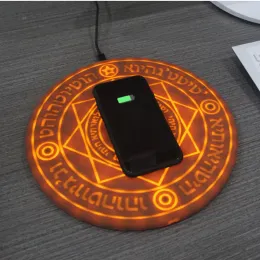 Chargers Wireless Charger 10W 15W Magic Array Qi Fast Charging Pad for iPhone15 14 13 12 11 X XR XSMAX Samsung S23 S22 S21 Xiaomi Huawei