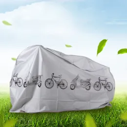 Aksesuarlar 200x110cm wodoodporna pokrywa rowerowa açık UV koruyucu zapobieganie deszczowi mtb bisiklet kasası akcesoria rowerowe