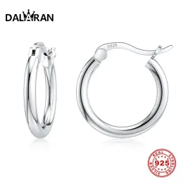 Örhängen dalaran liten hoop örhängen 925 sterling silver cirkel runda huggie hoop örhängen för kvinnor män mode enkla brincos de prata