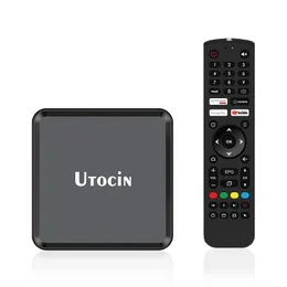 uTocin neo middleware receiver OTT Media Steamer Android 11.0 TV Box Amlogic S905W2 2GB 16GB 2.4G 5G WIFI 4K AV1 SET TOP BOX جديد وصول جديد