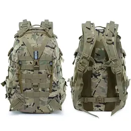 40l Backpack Backpack Bag Militar Bolsa de Viagem Sacos de Viagem Tático Molle Mola Mochila Mochila Mochila ao ar livre Saco de ombro refletivo 240411