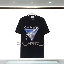 قميص Casa Blanca قميص Casablanc Casablancas Shirt Tennis Club T Shirt Mens Designer Casablanca Shirt Camiseta Mode Tees Kleidung Street Size S-3XL 24SS 727