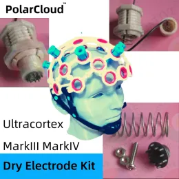 İzleyiciler UltraCortex Markiii Açık BCI EEG Kapak Aksesuarları için EEG Kulaklık Kuru Elektrot Kiti Beyin Dalgası Alım Cihazları