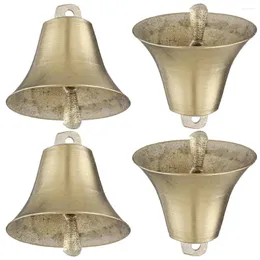 FESTIDADES DE FESTO 4 PCS RECEPTION Jantar Decore Gado alto Bell Anti-roubo Bells Fazenda Fazenda pendurada Treno pendurado