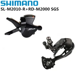 パーツシマノアルタスSLM2010 RDM2000 RDM370 9S 9V 1X9速度MTBバイクトランスミッションシフターレバーとリアデレーユースイッチグループセット