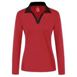Kadın Polos JS Gömlekleri Kadınlar İçin Gömlek Baskılı Spor Bluz Yan Slit Spor Gömlek Uzun Kollu Yakası V-Yok Tops Roupas Feminas