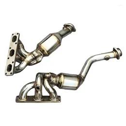 Exhaust Manifold Downpipe For 325/330 E46/E90/E92/E93 3.0L 2001-2012 Stainless Steel High Flow Catted