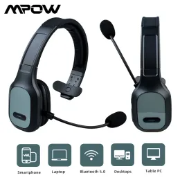 Gemstones Mpow HC10 Cuffie Wireless Bluetooth 5.0 Aurione con Mute Mute Function Classic Office Cuffia per 35 ore di gioco