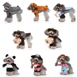 Fantasias de animais de estimação pirata de pirata de animais de estimação fantasias de halloween cão engraçado para vestido de fantasia para cães para cachorrinho cão francês pomeraniano