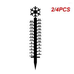 Dekoracje ogrodowe 2/4pcs Płatka śniegu 24 Detektor detektora śniegu górski motocykl na świeżym powietrzu Boże Narodzenie
