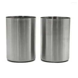 Bambucini 1pcs da 300 ml di tazza di birra in metallo in acciaio inossidabile tazza di bicchiere di bicchiere di vetro bianco tappeti per latte da tè tazze da viaggio per esterni da viaggio per esterni