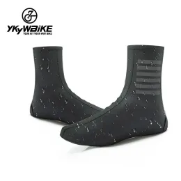 Calzature ykywbike ciclistica impermeabile oversshoes scarpe da biciclette copertine ciclistica reflective ploorproof mtb road mantieni la protezione di blocco della bici calda