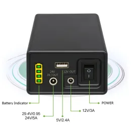 WiFi, Yönlendirici, Modem, 36W DC 5V 12V 24V Outptu için Yönlendiriciler Power Bank Mini UPS