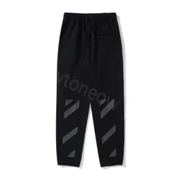 24ss Designer Mens Pants High Street Pants for Men Sweatpants Casual Women Designer offs Hip Hop Streetwear whites pants joggers men