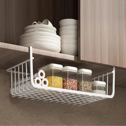 Magazyn kuchenny koszyk domowy wielofunkcyjny stojak pod półkami szafki Organizator drutu