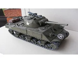 125 Scala WW II US M4A3 Modello di serbatoio medio Modello di carta 3D Building Modello militare educativo Toys1737075
