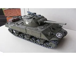 125スケールWW II US M4A3ミディアムタンクモデルDIY 3Dペーパーカード建築教育軍事モデルToys1737075